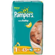 Pampers New Baby Dry 2-5 кг (43) фото