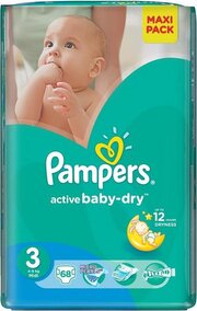 Pampers подгузники Active Baby 4-9 кг (70 шт) фото