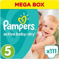 Pampers подгузники Active Baby-Dry 11-16 кг (110 шт)