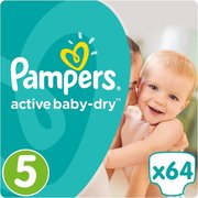 Pampers подгузники Active Baby-Dry 11-16 кг (64 шт) фото