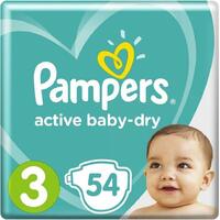 Pampers подгузники Active Baby-Dry 6-10 кг (54 шт)