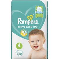 Pampers подгузники Active Baby-Dry 9-14 кг (10 шт)