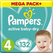 Pampers подгузники Active Baby-Dry 9-14 кг (132 шт) фото