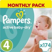 Pampers подгузники Active Baby-Dry 9-14 кг (174 шт) фото