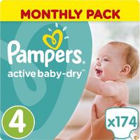 Pampers подгузники Active Baby-Dry 9-14 кг (174 шт)