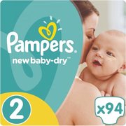 Pampers подгузники New Baby-Dry 4-8 кг (94 шт) фото