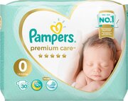 Pampers подгузники Premium Care 0-3 кг (30 шт) фото