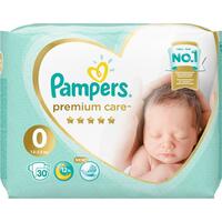 Pampers подгузники Premium Care 0-3 кг (30 шт)