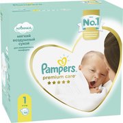 Pampers подгузники Premium Care 2-5 кг (102 шт) фото