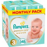 Pampers подгузники Premium Care 6-10 кг (148 шт)