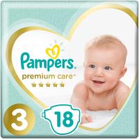 Pampers подгузники Premium Care 6-10 кг (18 шт)