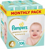 Pampers подгузники Premium Care 9-14 кг (108 шт) фото