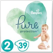 Pampers подгузники Pure Protection 4-8 кг (39 шт) фото