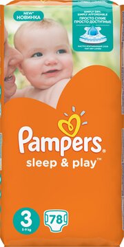 Pampers подгузники Sleep & Play 5-9 кг (78 шт) фото