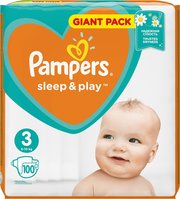 Pampers подгузники Sleep & Play 6-10 кг (100 шт) фото