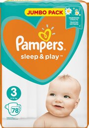 Pampers подгузники Sleep & Play 6-10 кг (78 шт) фото