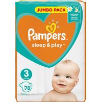 Pampers подгузники Sleep & Play 6-10 кг (78 шт)