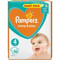 Pampers подгузники Sleep & Play 9-14 кг (86 шт)