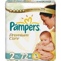 Pampers Premium Care 3-6 кг (72)