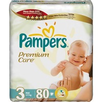 Pampers Premium Care 4-9 кг (80)