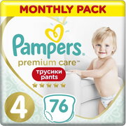 Pampers Premium Care Pants 4 / 76 pcs фото