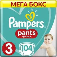 Pampers трусики Pants 6-11 кг (104 шт)