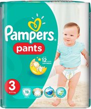 Pampers трусики Pants 6-11 кг (19 шт) фото