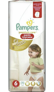 Pampers трусики Premium Care 16+ кг (36 шт) фото