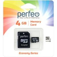 Perfeo microSDHC PF4GMCSH10AES 4GB