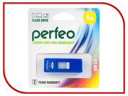 Perfeo USB Flash Drive 4Gb - S03 Blue PF-S03N004 571290 фото