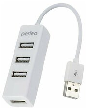 Perfeo USB-HUB 4 Port PF-HYD-6010H (белый) фото