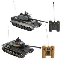 Plamennyj motor Battle Tank King Tiger&T-34 1:28