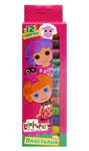 Action! Пластилин Lalaloopsy 12 цветов фото