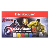 Erichkrause Пластилин Мстители-2 6 цветов/108г (37995)