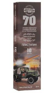 KOH-I-NOOR Пластилин К 70-летию Великой Победы 10 цветов (1315S1 GV) фото