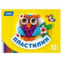 Lori Пластилин Детский, 12 цветов (Пл-017)