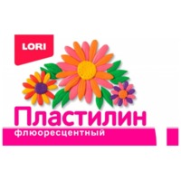 Lori Пластилин Флюоресцентный, 6 цветов (Пл-014)