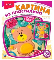 LORI Пластилин Картина из пластилина - Медвежонок (Пк-036) фото