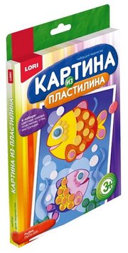 LORI Пластилин Картина из пластилина - Рыбки (Пз/Пл-005) фото