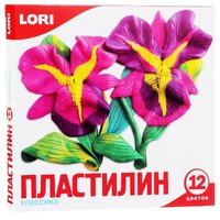 Lori Пластилин Классика 12 цветов (Пл-007)