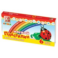 Луч Пластилин Кроха 6 цветов (12С863-08)