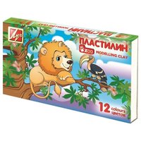 Луч Пластилин Zoo 12 цветов (19С1272-08)