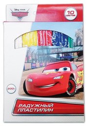 Multiart Пластилин Disney Тачки 10 цветов (9091-CARS) фото