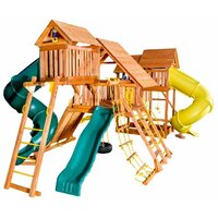 Playgarden Mega SkyFort с двумя игровыми домиками и переходом