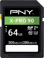 PNY X-PRO 90 Class 10 U3 V90 UHS-II SDXC фото