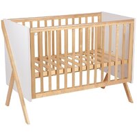 Polini kids Porto 1300, белый-дуб светлый