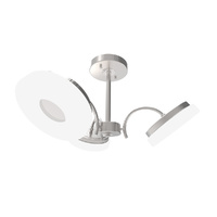 Idlamp 107/3PF-LEDWhitechrome