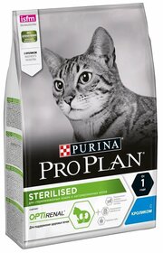 Pro Plan Sterilised OPTIRenal, с кроликом фото