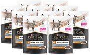 Pro Plan Veterinary Diets NF Renal Function Advanced Care влажный корм для кошек для поддержания функции почек на поздней стадии хронической почечной недостаточности с курицей, в паучах - 85 г х 10 шт фото