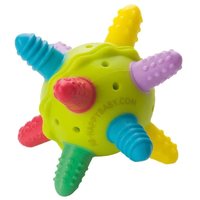 Happy baby Прорезыватель-погремушка Silicone teether 20014